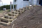 How to Build a Timber On Hill with Steps