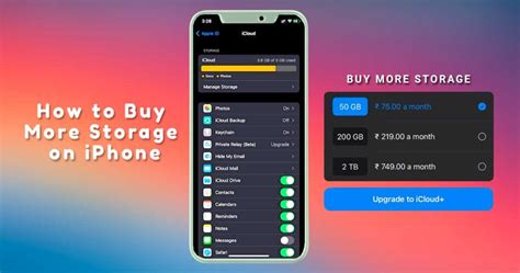 How to Buy More Storage on iPhone with iCloud+