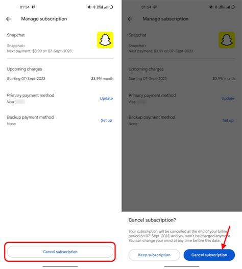 How to Cancel Snapchat+ Subscription on Android