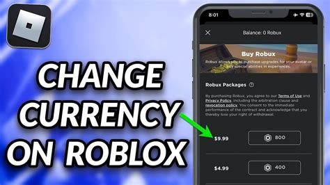 How to Change Currency On Roblox (2023) - YouTube