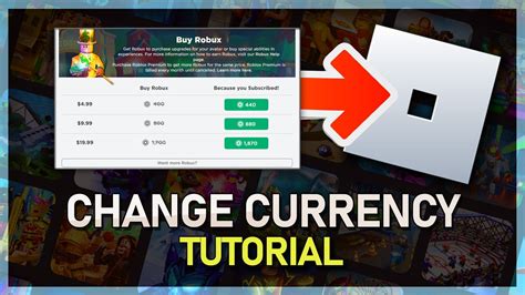 How to Change Currency on Roblox 2023 (UPDATED WAY 