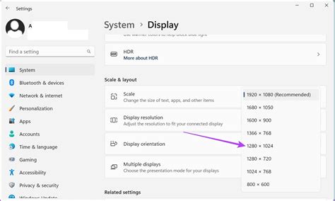 How to Change Display or Screen Resolution in Windows 11