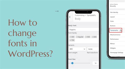 How to Change Fonts in WordPress
