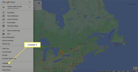 How to Change Google Maps Language Ios