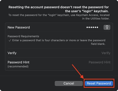 How to Change MacBook Password Using Admin Account