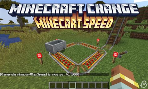 How to Change Minecart Speed in Minecraft