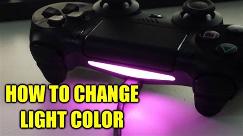 How to Change PS4 Controller Light Color