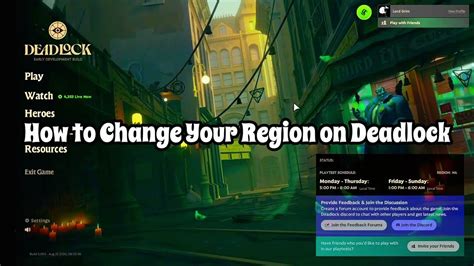 How to Change Server Region in Deadlock
