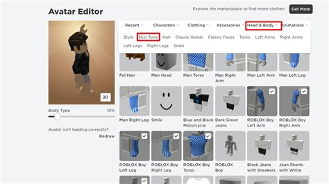 How to Change Skin Color in Roblox