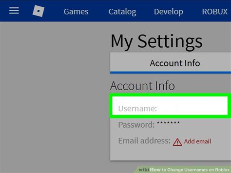 How to Change Usernames on Roblox: 6 Steps (with Pictures)