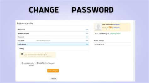 How to Change Your Brainly Password When Youre Logged In