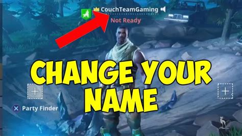 How to Change Your Name in Fortnite