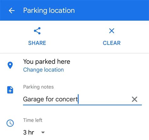 How to Change or Share Your Parking Location in Google Maps
