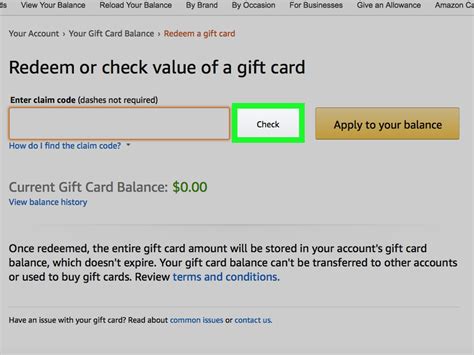 How To Check Amazon Gift Card Balance
