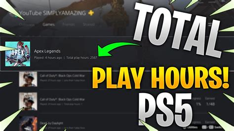 How to Check Total Hours Played on the PS5