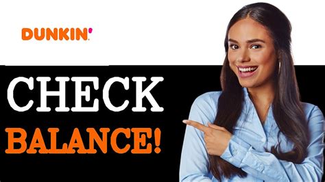 How To Check Your Dunkin Card Balance - Youtube