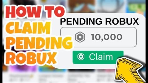 How to Claim Pending Robux - Gauging Gadgets