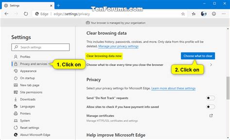 How to Clear Browsing Data in Microsoft Edge Chromium