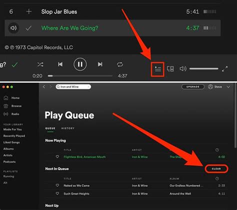 How to Clear a Spotify Queue Using the Spotify Web Player