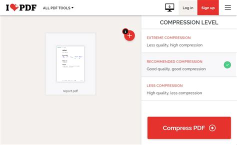 How to Compress a PDF Using iLovePDF