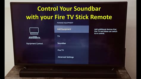 How to Control a Soundbar with a Fire TV Remote Control