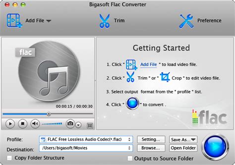 How to Convert .flac files into .mp3 in Mac OS X