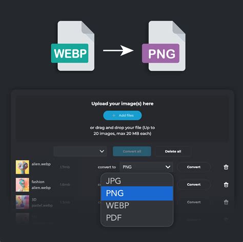 How to Convert WEBP Files