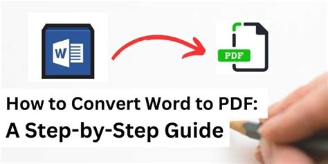 How to Convert Word to PDF: A Step-by-Step Guide