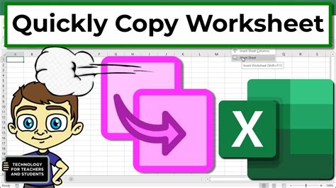 How to Copy a Worksheet
