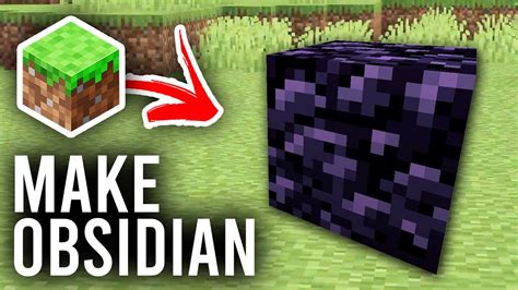 How to Craft Obsidian in Minecraft
