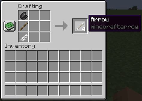How to Craft Regular Arrows in Minecraft