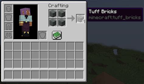 How to Craft Tuff Bricks in Minecraft 1.21