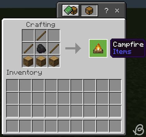 How to Craft a Campfire in Minecraft