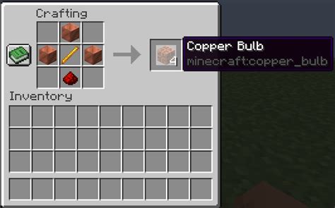 How to Craft a Copper Bulb in Minecraft 1.21