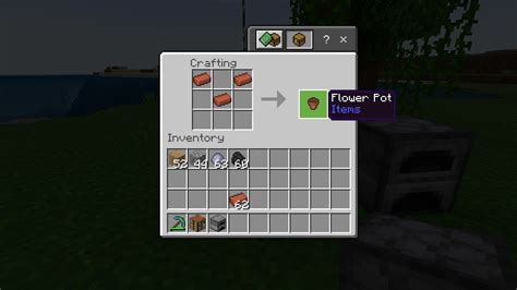 How to Craft a Flower Pot in Minecraft
