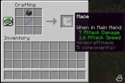 How to Craft a Mace in Minecraft 1.21