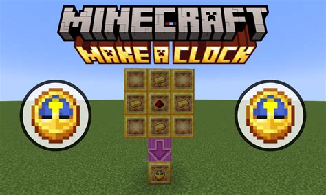 How to Craft a Minecraft Clock