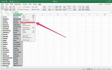 How to Create Columns in Excel