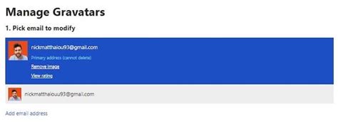 How to Create Multiple Gravatars