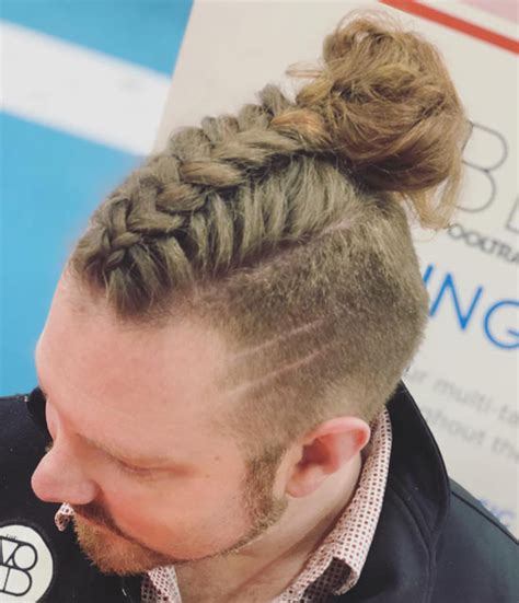 How to Create Your Own Man Bun Braids