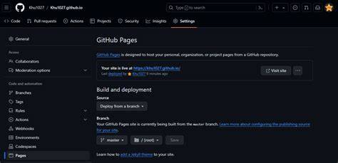 What a GitHub io website is