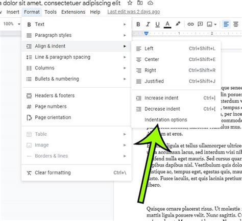 How to Create a Hanging Indent in Google Docs