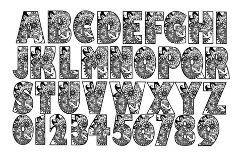 How to Create a Unique Mandala Font SVG for Your Design Projects