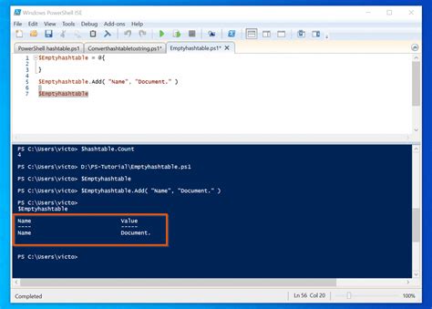 How to Create an Empty PowerShell Hashtable and Add Keys