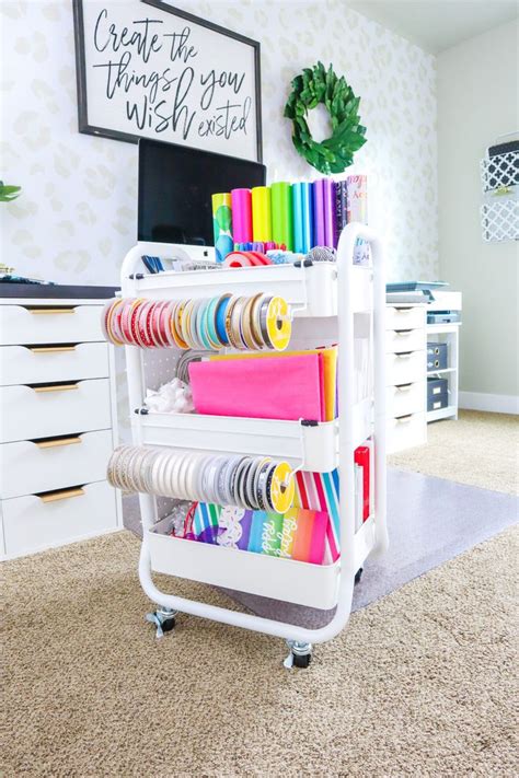 How To Create An Organized Gift Wrap Station On A Budget - Practical  Perfection