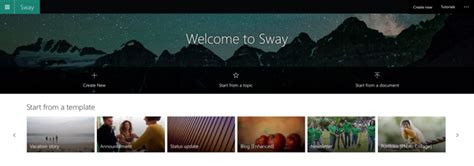 How to Create and Design a Sway