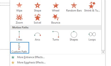 How to Customize Motion Paths