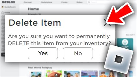 How to DELETE an ITEM from your ROBLOX INVENTORY! - YouTube