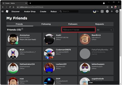 How to Delete All of Your Friends in Roblox