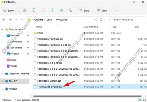 How to Delete Font Cache &amp; Rebuild Again in Windows 11